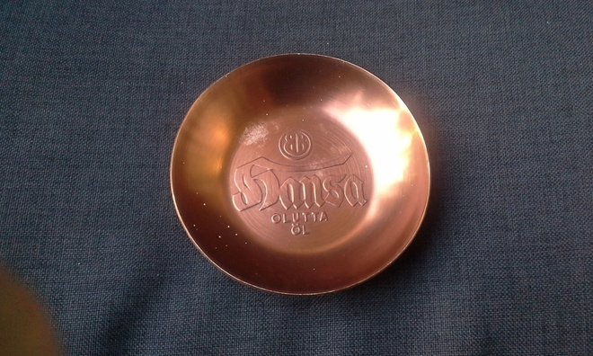 Hansa olutta tuhkakuppi 13 cm