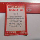 K 6 Jenkki Mestaruus sarja -72 # 42 E.Leppänen HJK - pikkukuva 2