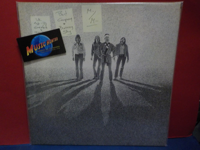BAD COMPANY - BURNING SKY UK 1ST -77 M-/M- LP