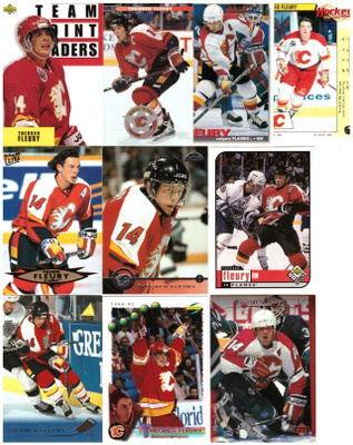 10 x THEOREN FLEURY Calgary Flames