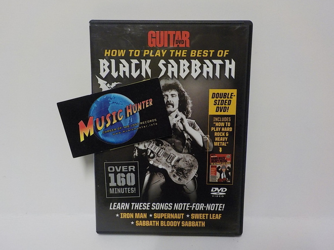 HOW TO PLAY THE BEST OF BLACK SABBATH UUSI DVD