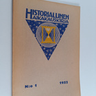 Historiallinen aikakauskirja N:o 1/1952 - pikkukuva 1