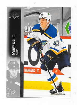 2021-22 Upper Deck #155 Torey Krug , St Louis Blues