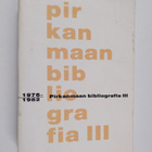Maarit Helen ym. : Pirkanmaan bibliografia III 1976-1982 - pikkukuva 1