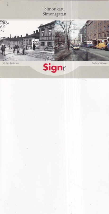 Helsinki, Simonkatu, Signe, sommitelmakortti  b680