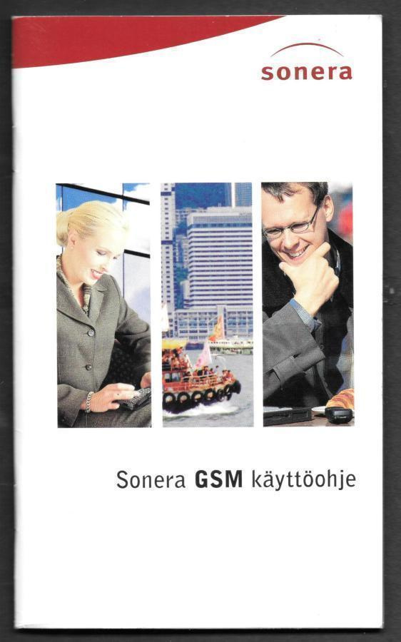Sonera GSM käyttöohje (noin. v. 2000)