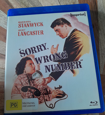 Sorry, Wrong Number Blu-ray (1946 / IMPRINT)