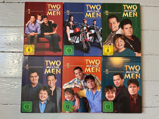Miehen puolikkaat kaudet 1-6 (DVD)