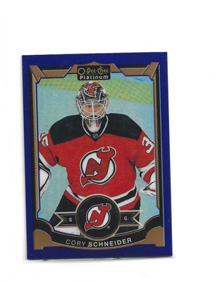 CORY SCHNEIDER (mv) PURPLE - num 16/25 OPC PLATINUM 2015-16