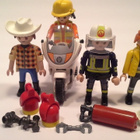 Playmobil setti, 4 hahmoa + tarvikkeet 1997-2014 - pikkukuva 4