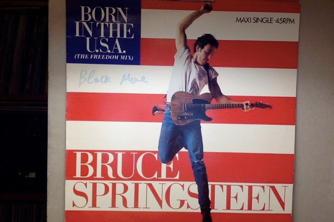 BRUCE SPRINGSTEEN :: BORN IN U.S.A. :: VINYYLI MAXI   1984 !
