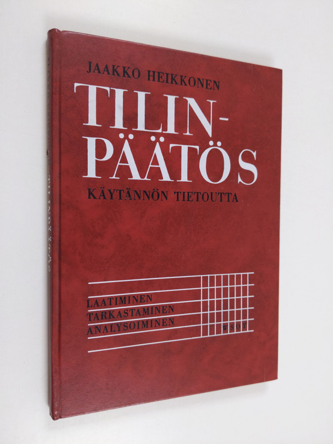 Jaakko Heikkonen : Tilinpäätös : käytännön tietoutta