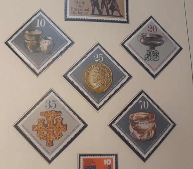 DDR 1976 - Argeologisia löytöjä (5)  ++