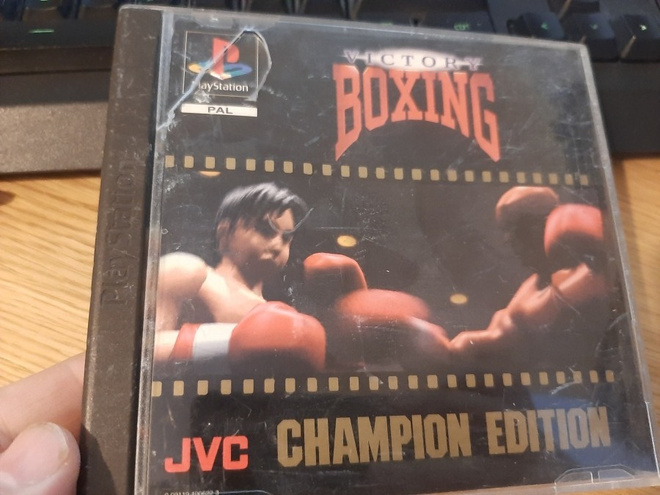 PS1 Victory Boxing Champion Edition CIB