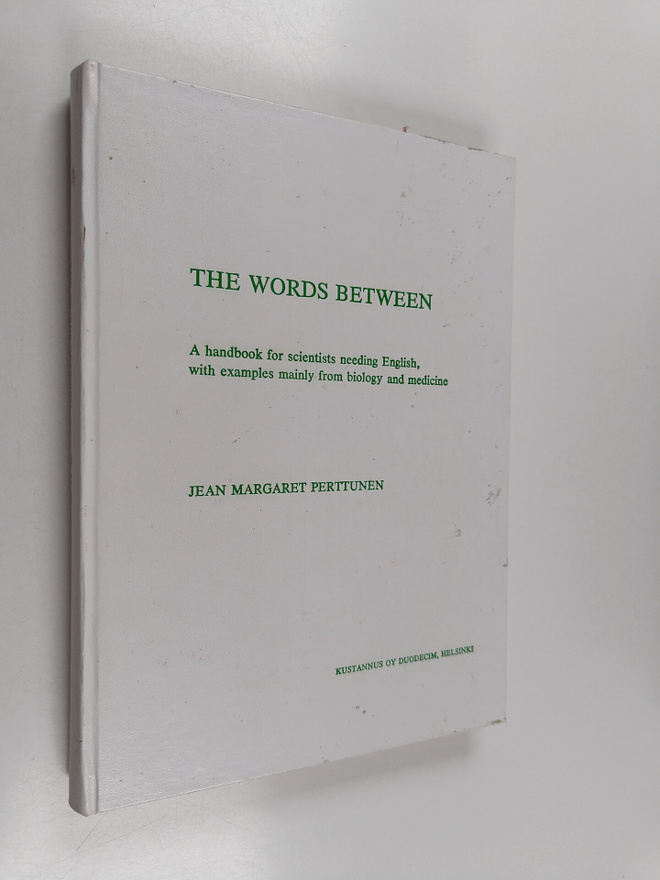 Jean Margaret Perttunen : The words between : a handbook ...