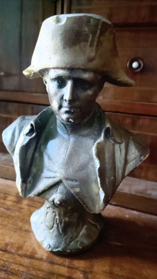 Antiikki Figuuri Napoleon Patsas