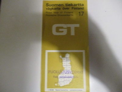 SUOMEN TIEKARTTA GT 17