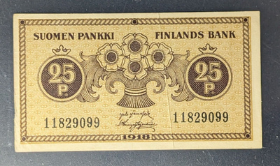 25 Penniä 1918 11829099