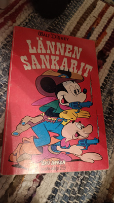 Aku Ankka taskukirja 29 lännen sankarit 1.p.