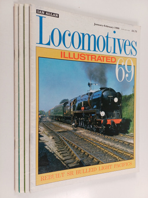 Locomotives illustrated vuosikerta 1990 (Nro 71 & 72 puut...