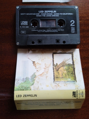 C- KASETTI: LED ZEPPELIN    ATLANTIC K 450008  VUOSI 1971
