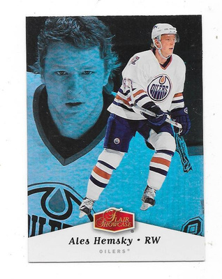 2006-07 Flair Showcase #45 Ales Hemsky , Edmonton Oilers