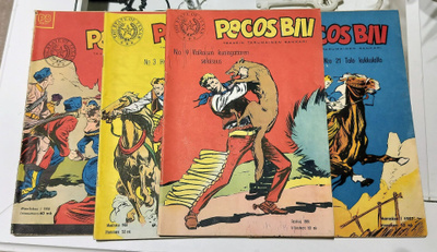 Pecos Bill 50-luvulta 4 kpl