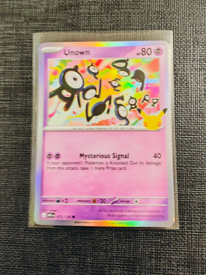 Pokemon 30th - Unown