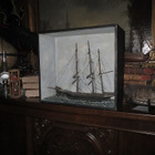 Harvinainen ”kolmimasto” -dioraama, 1800-l. - pikkukuva 2