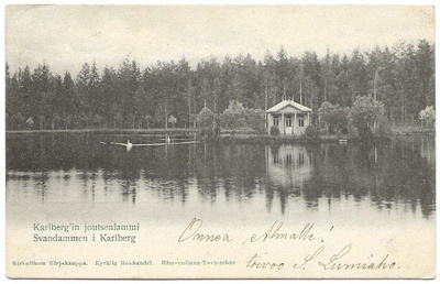 Hämeenlinna Karlbergin joutsenlammi