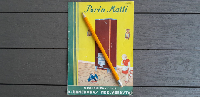 Porin Matti Uunien Esite 1940