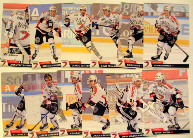 Cardset 2018-19 JYP 241-252 teamset