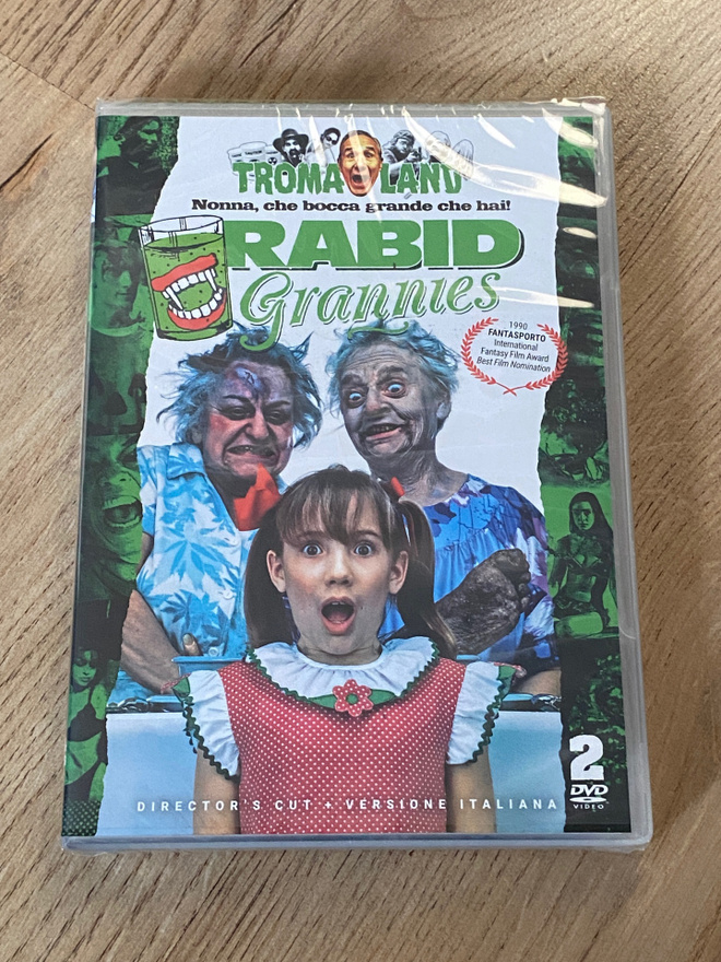 RABID GRANNIES - DVD - TROMA - DIRECTOR'S CUT (uusi)