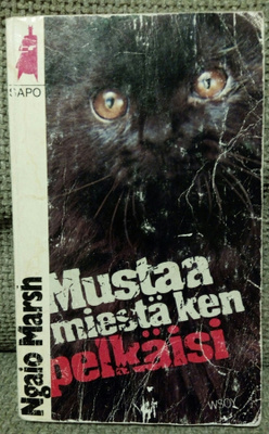 Sapo 220 Ngaio Marsh : Mustaa miestä ken pelkäisi