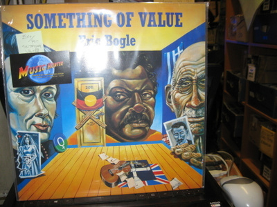 ERIC BOGLE - SOMETHING OF VALUE LP UK -88 EX+/M-
