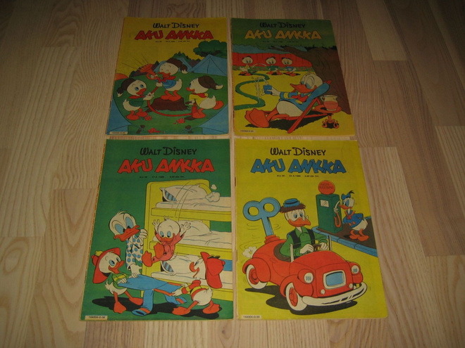 26kpl Aku Ankka lehtiä vuodelta 1980-1981