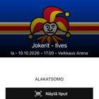 2x Jokerit - Ilves la 10.10. (ovh. ~95e) - pikkukuva 1