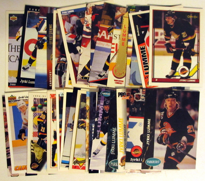 Jyrki Lumme lotti 35 korttia