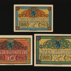 Saksa Notgeld 25, 50, 75 Pfg, Pössneck 1921 - pikkukuva 2