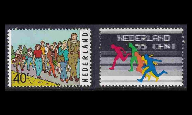 Alankomaat 1077-8 ** Urheilu (1976)