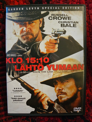 Klo 15:10 lähtö Yumaan (2xDVD) Russell Crowe, Christian Bale
