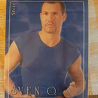Sven O. miesten aluspaita v-aukko L UUSI deadstock sininen - pikkukuva 1