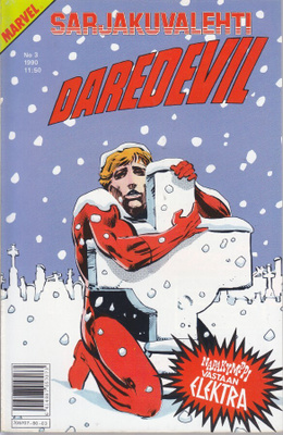 Sarjakuvalehti 3/1990 Daredevil - Napakymppi vs. Elektra