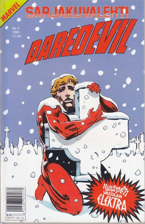 Sarjakuvalehti 3/1990 Daredevil - Napakymppi vs. Elektra