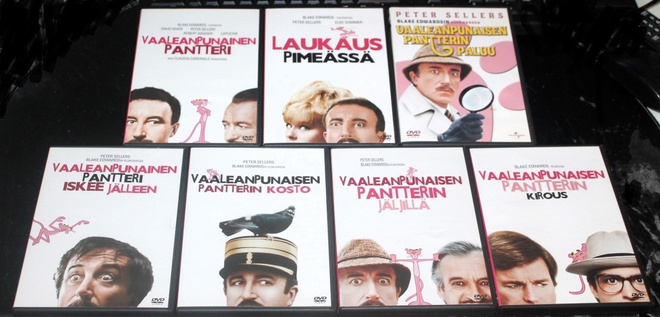 Vaaleanpunainen pantteri - kokoelma (7 DVD) Peter Sellers