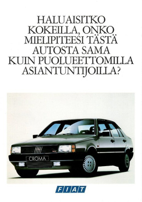 Fiat Croma -esite, 1988