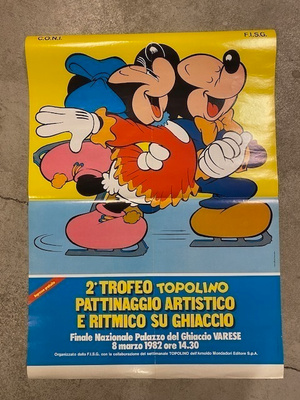 2 Trofeo Topolino PattiNaggio Mikki Ja Minni taito juliste