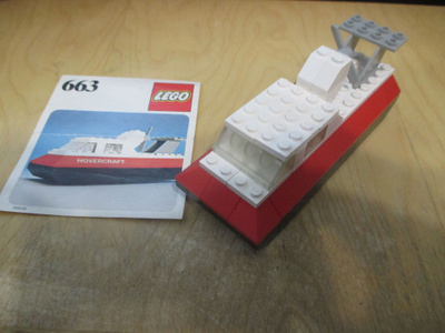 LEGO 663 Hovercraft (1977) vintage - retro