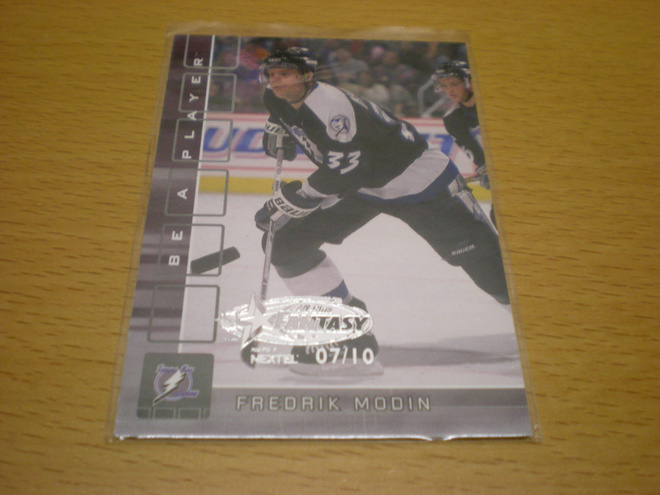 Fredrik Modin 2001-02 Be A Player # 65 All-Star Fantasy 07/1