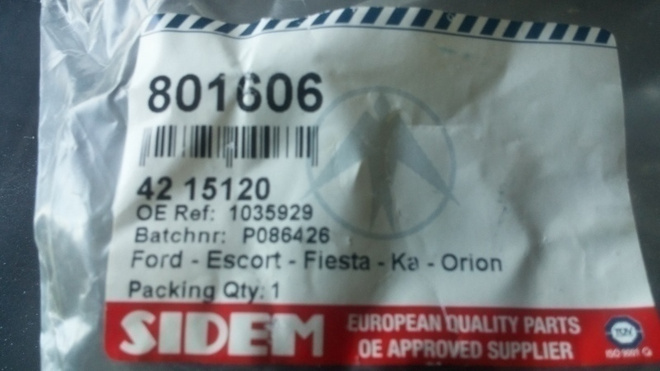Hela Ford Escort, Fiesta, Orion, Ka 801606